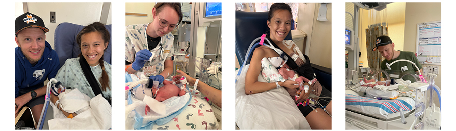 Four photo compilation: Left to right - 